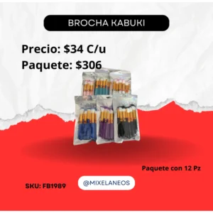 Brocha Kabuki 10 Piezas FB1989