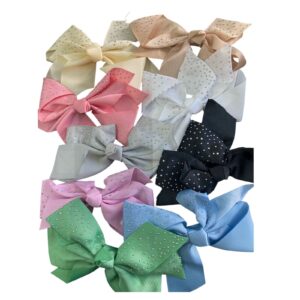 Moño Liso Con Diamantes-64